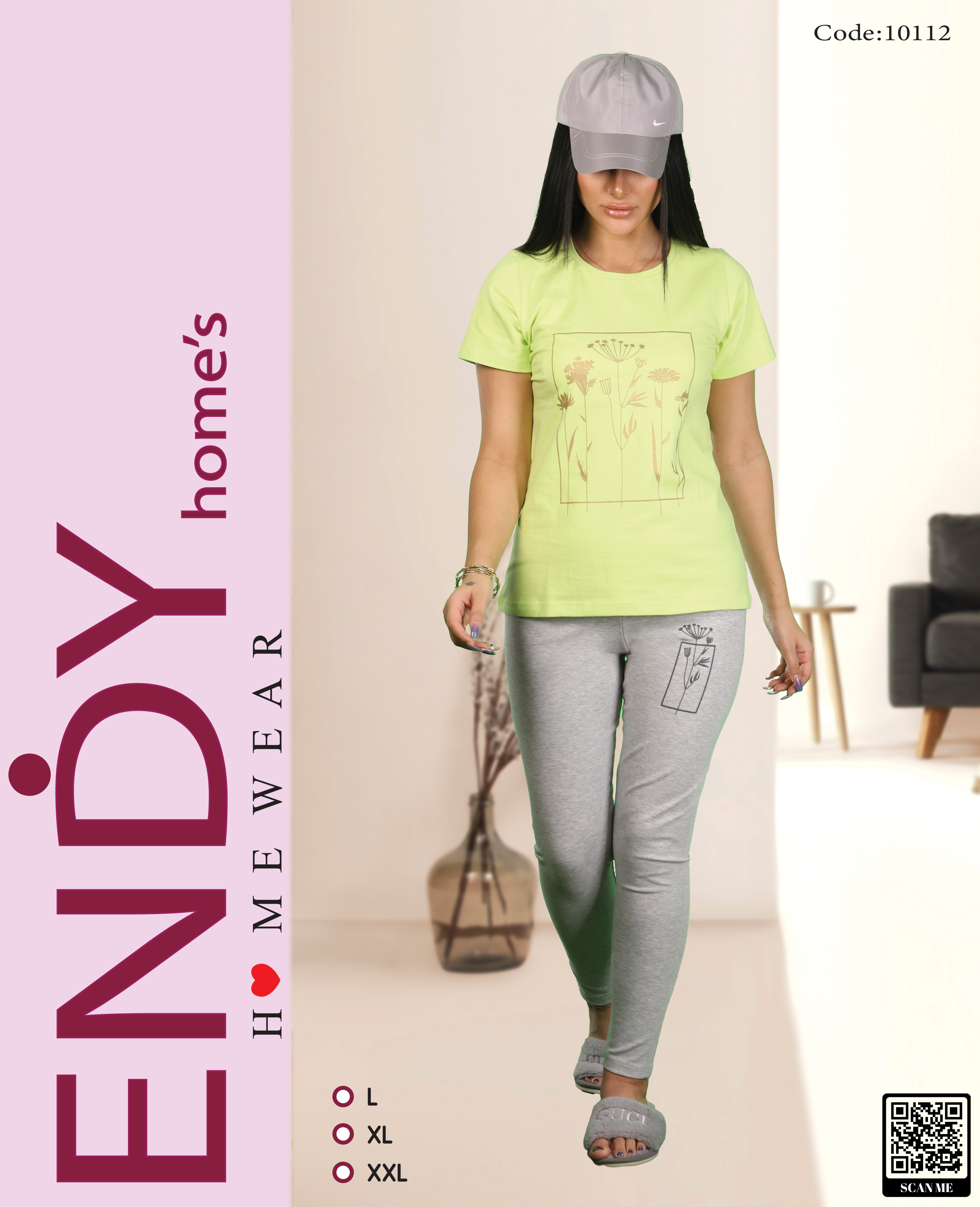 ست لباس راحتی Endy مدل بوته